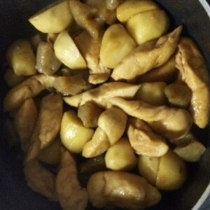 鶏肉と里芋☆蒟蒻とゴボウの煮物！